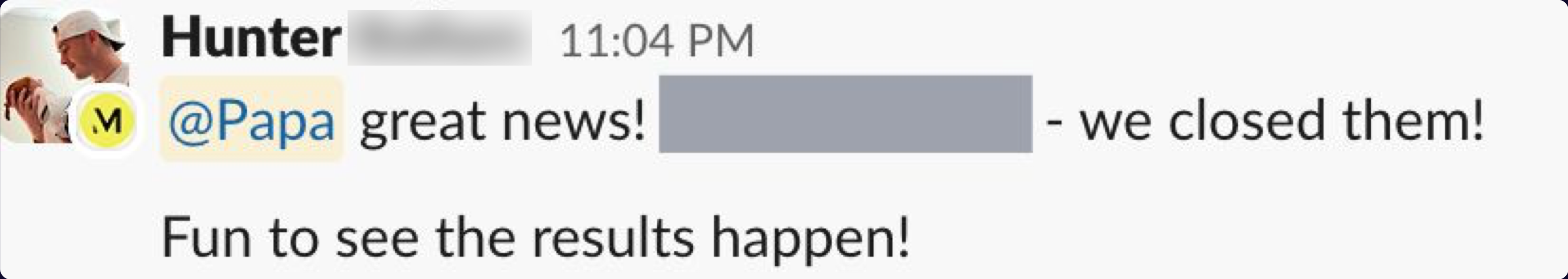 Client win